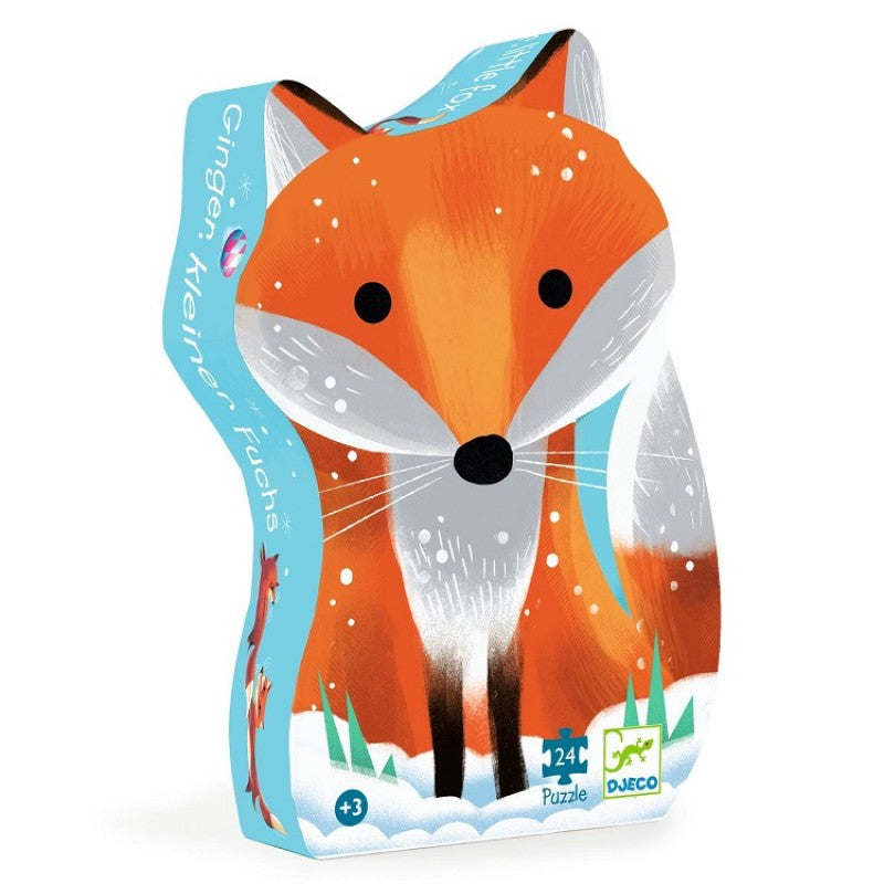 Casse-tête silhouette / Ginger, petit renard / 24 morceaux