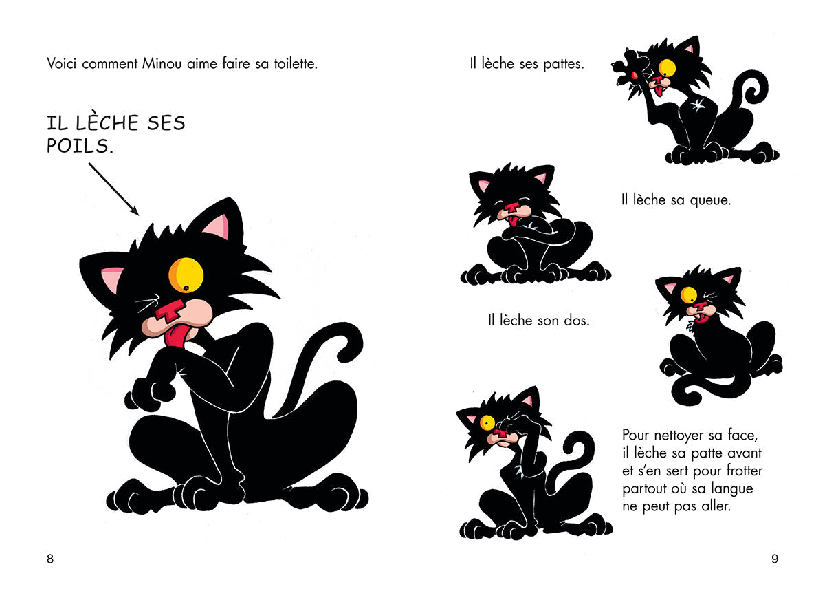 Méchant Minou: prend un bain
