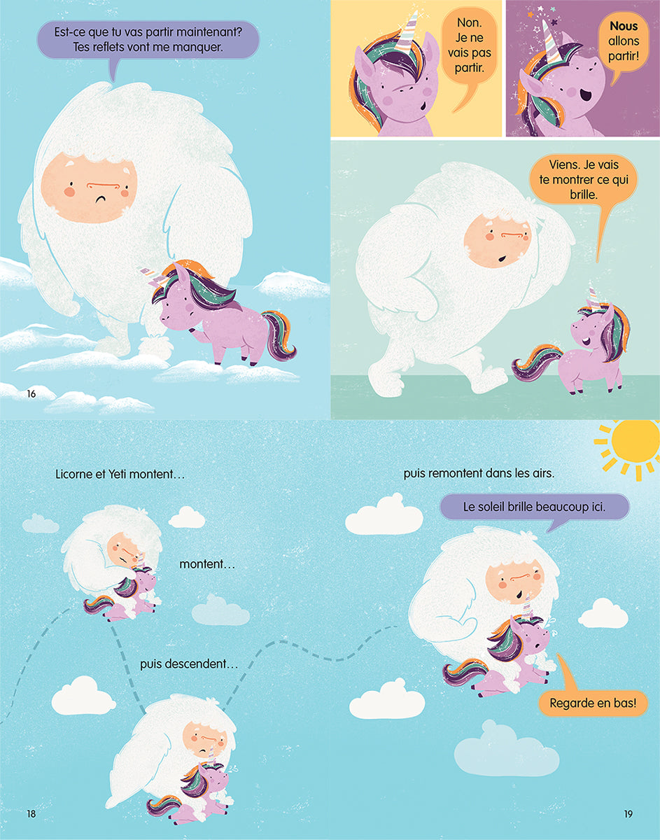 Heather Ayris Burnell, Hazel Quintanilla: Noisette : Licorne et Yeti : N° 1 - De nouveaux amis