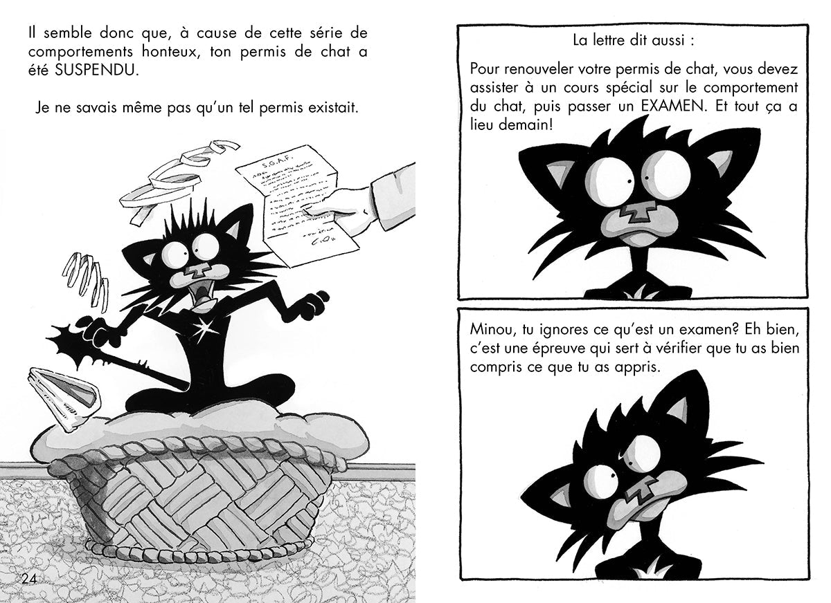 Nick Bruel: Méchant Minou: se creuse la tête