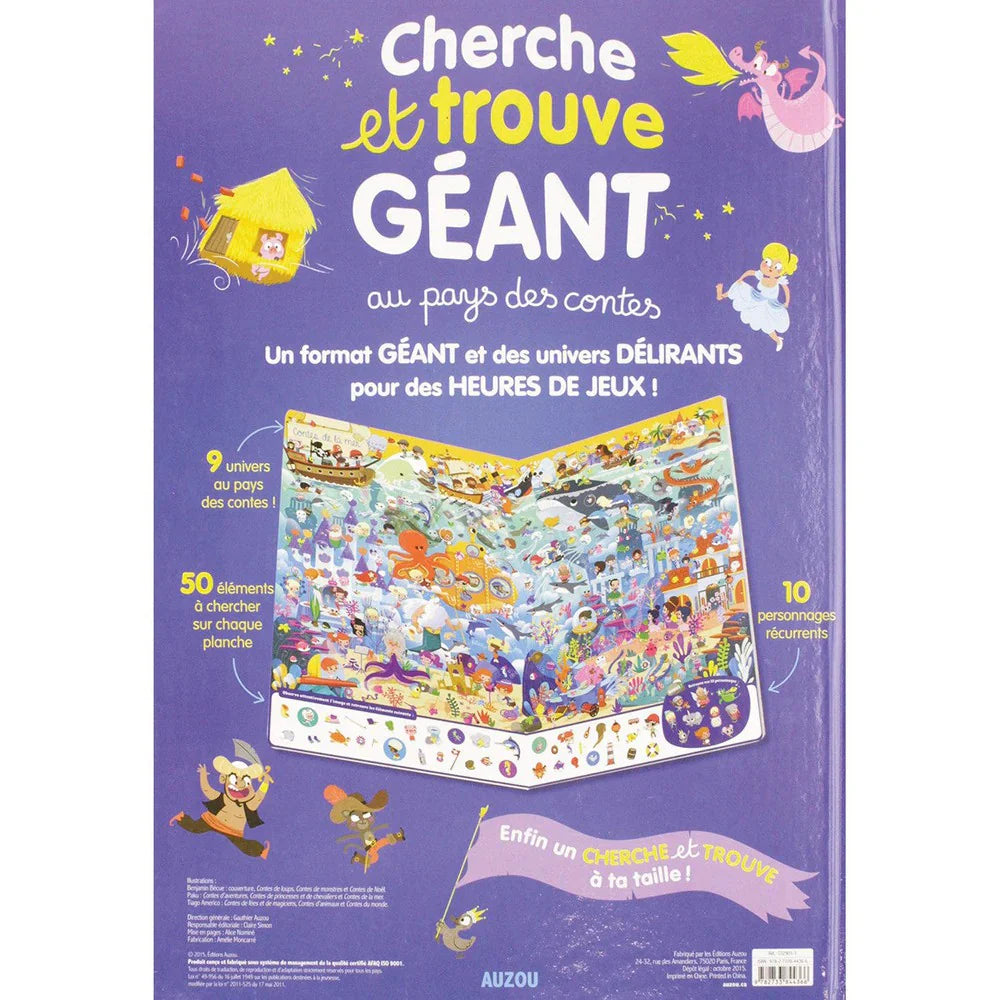 Benjamin Bécue: Cherche et trouve géant: au pays des contes