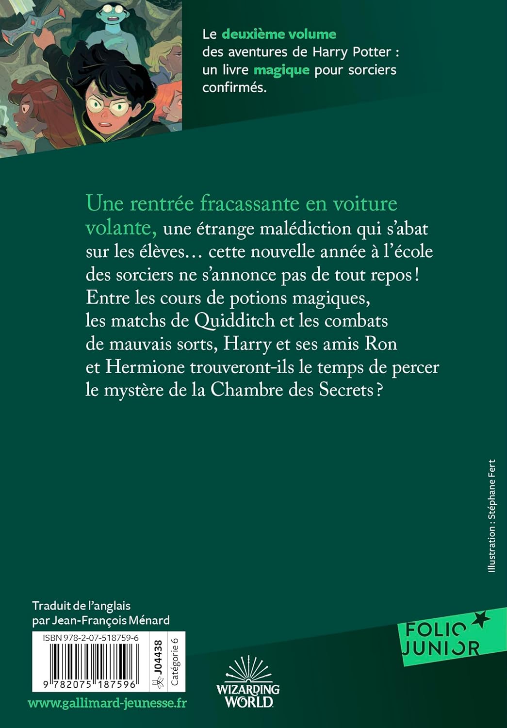 J.K. Rowling: Harry Potter et la chambre des secrets #02 n. éd.