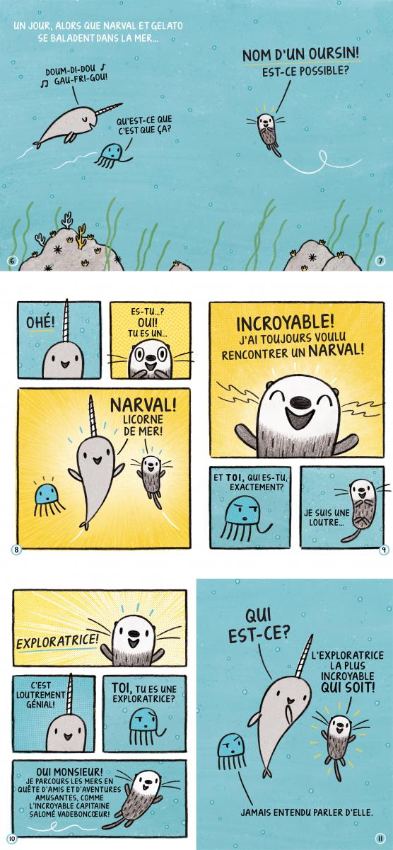 Ben Clanton: Les aventures de Narval et Gelato : N° 4 - Narval et Loutre amie