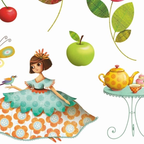 Autocollants / Le goûter des princesses