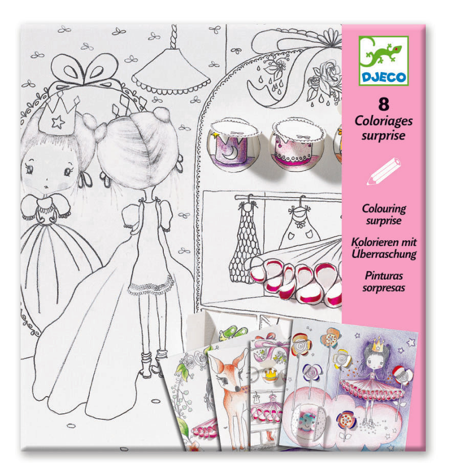 Coloriages  surprise "Portes de Pupi"