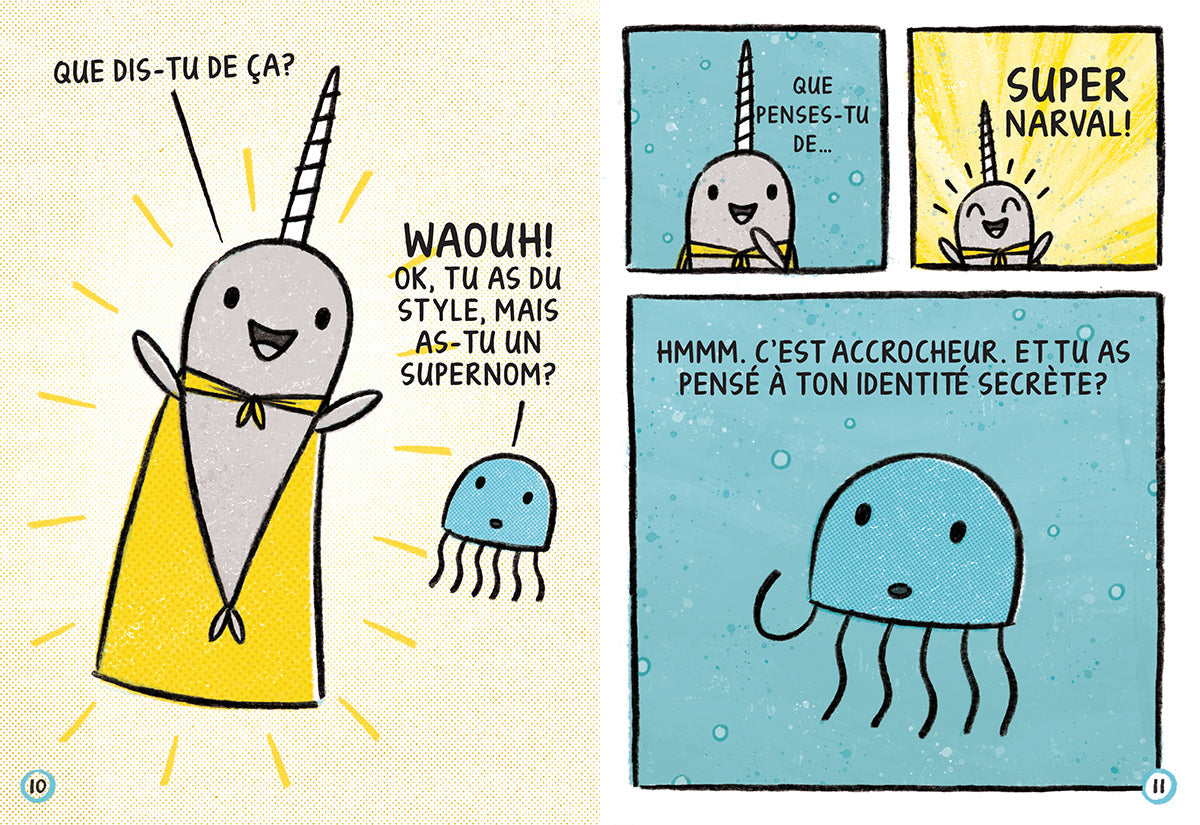 Ben Clanton: Les aventures de Narval et Gelato : N° 2 - Super Narval et Électro-Gelato