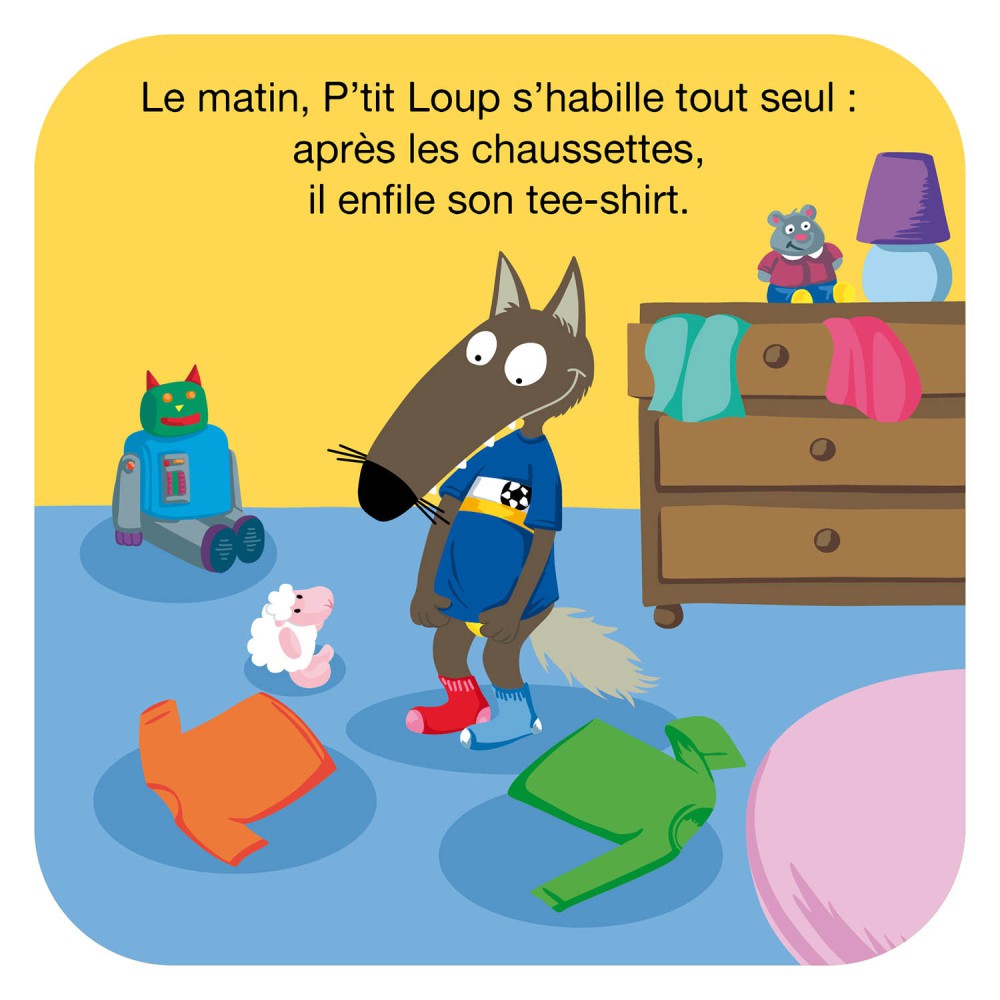 Orianne Lallemand, Éléonore Thuillier: Mon livre de bain P'tit Loup