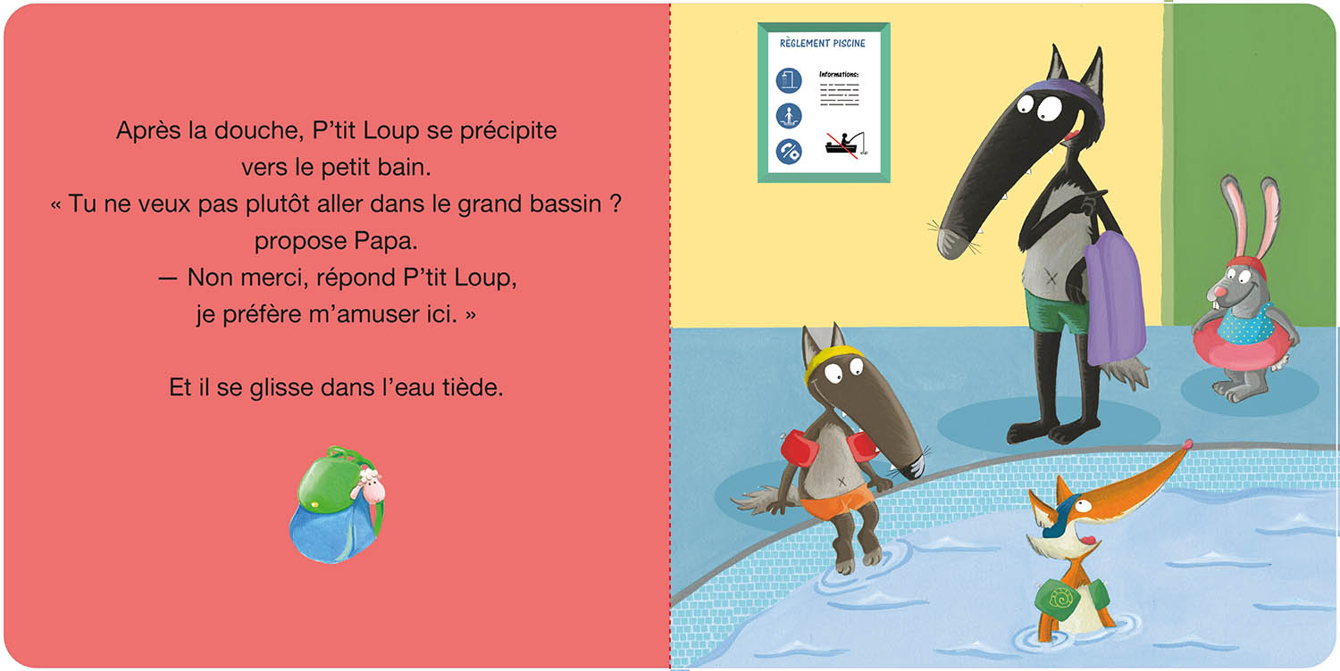 Orianne Lallemand, Éléonore Thuillier: P'tit Loup va à la piscine