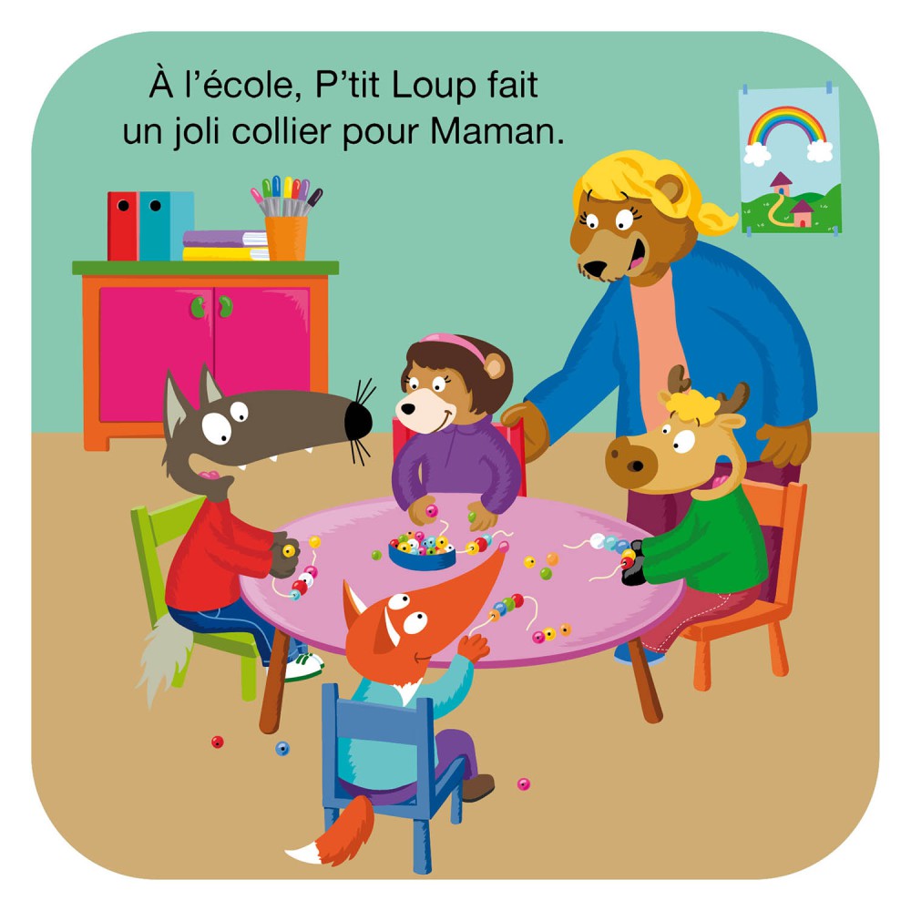 Orianne Lallemand, Éléonore Thuillier: Mon livre de bain P'tit Loup