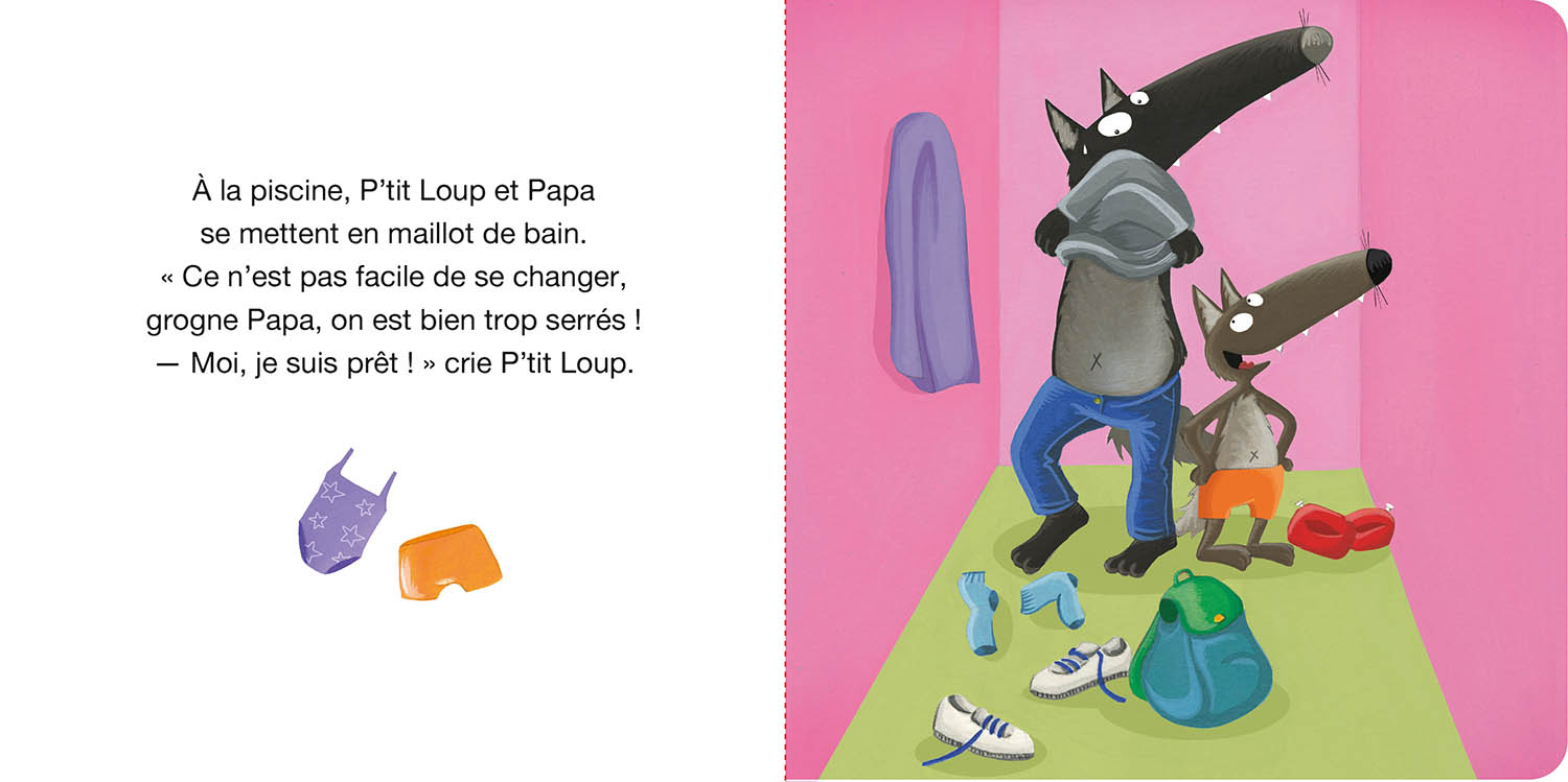 Orianne Lallemand, Éléonore Thuillier: P'tit Loup va à la piscine