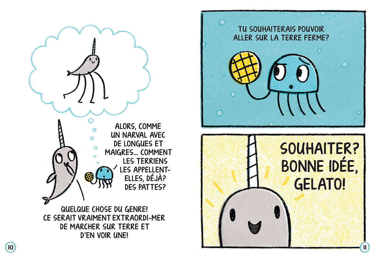 Ben Clanton: Les aventures de Narval et Gelato N° 7 : Narvalicorne et Gelato