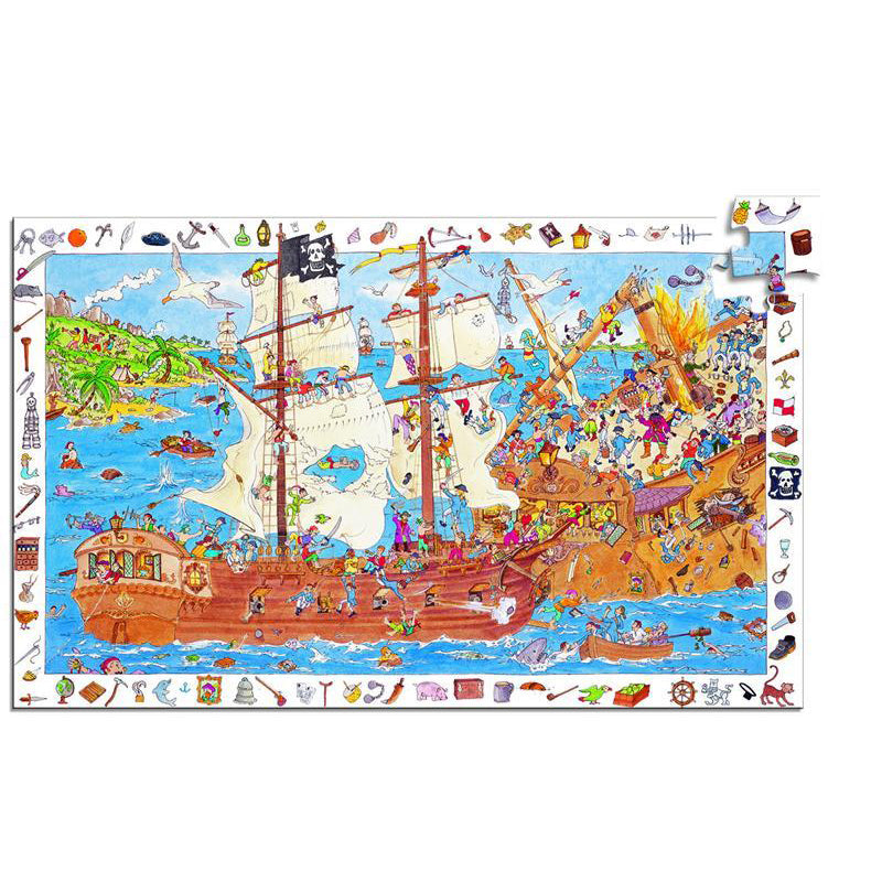 Casse-tête observation / Pirates / 100 morceaux