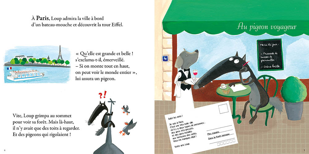 Orianne Lallemand: Le Loup qui voulait faire le tour du monde. Grand format