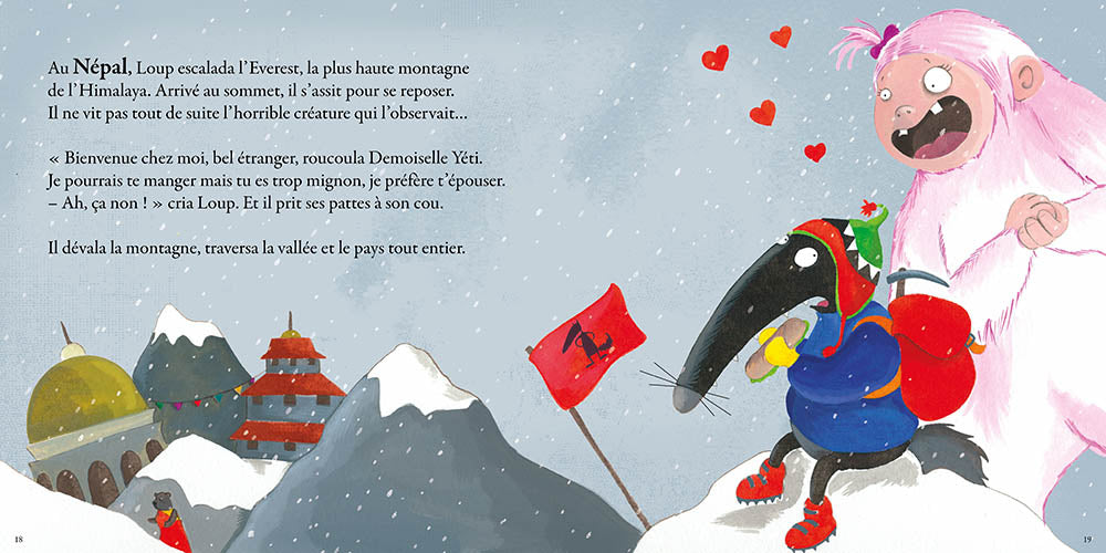 Orianne Lallemand: Le Loup qui voulait faire le tour du monde. Grand format