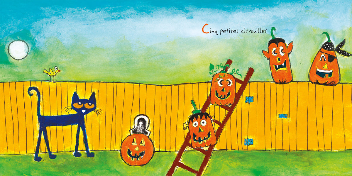 James Dean: Pat le chat : Cinq petites citrouilles