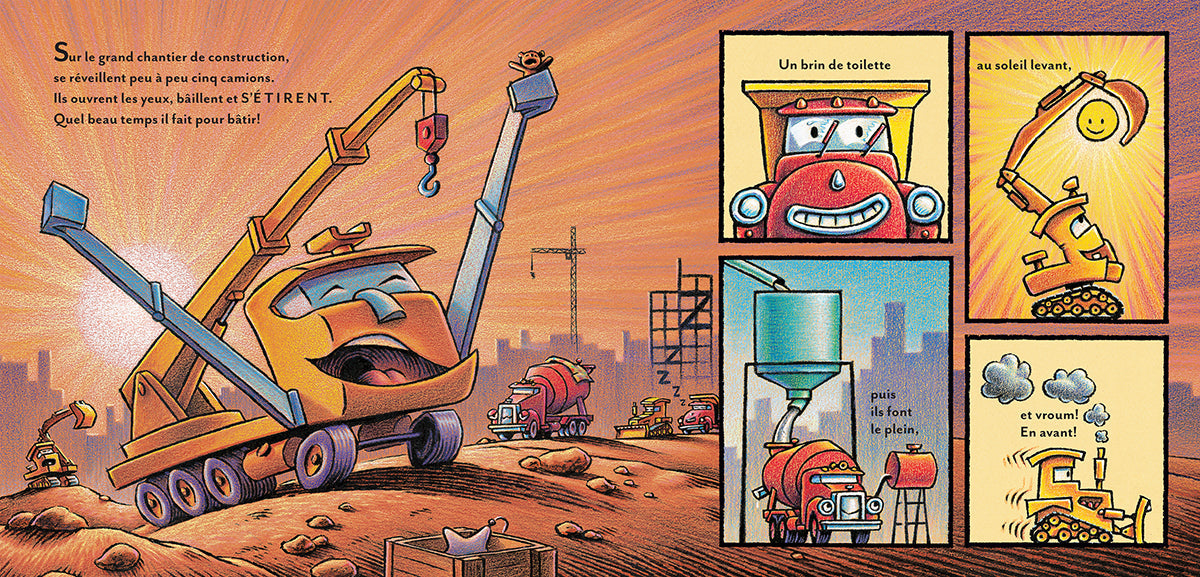 Sherri Duskey Rinker, Tom Lichtenheld: Bonjour, les camions!