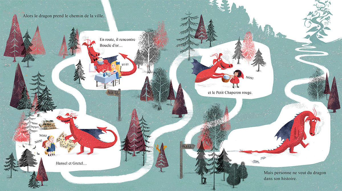 Lou Carter, Deborah Allwright: Il n'y a pas de dragon dans cette histoire
