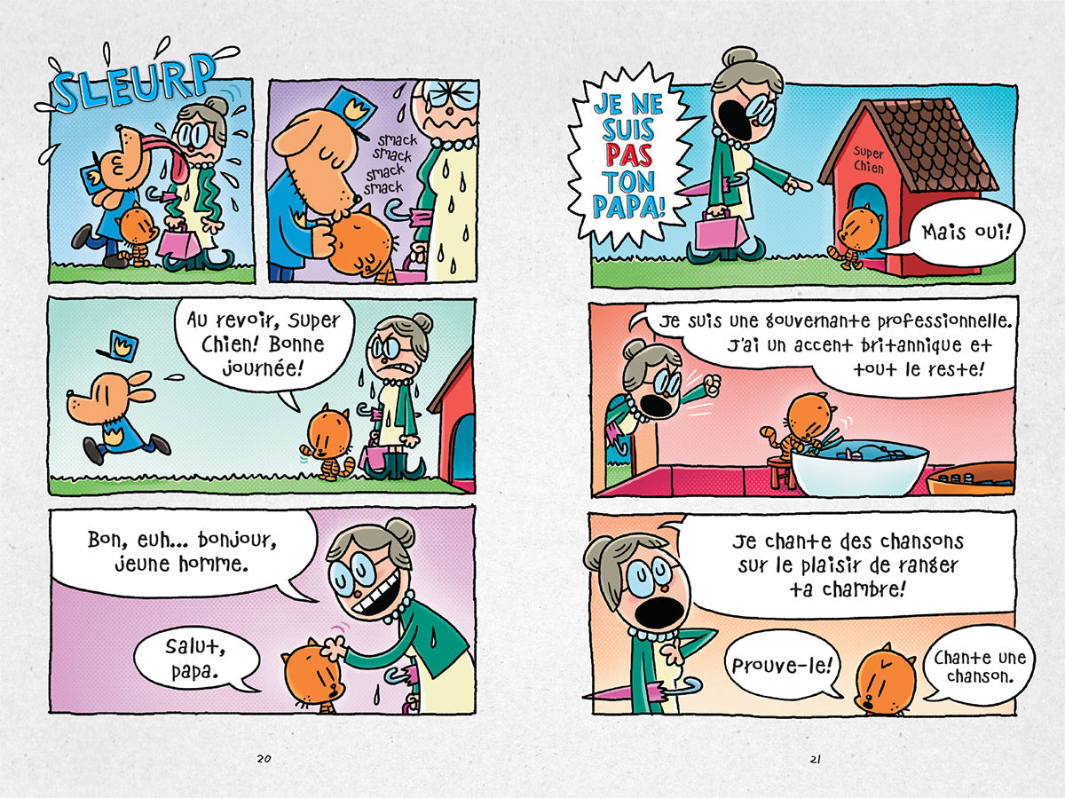 Dav Pilkey: Super Chien : N° 4 - Super Chien et Mini Chat