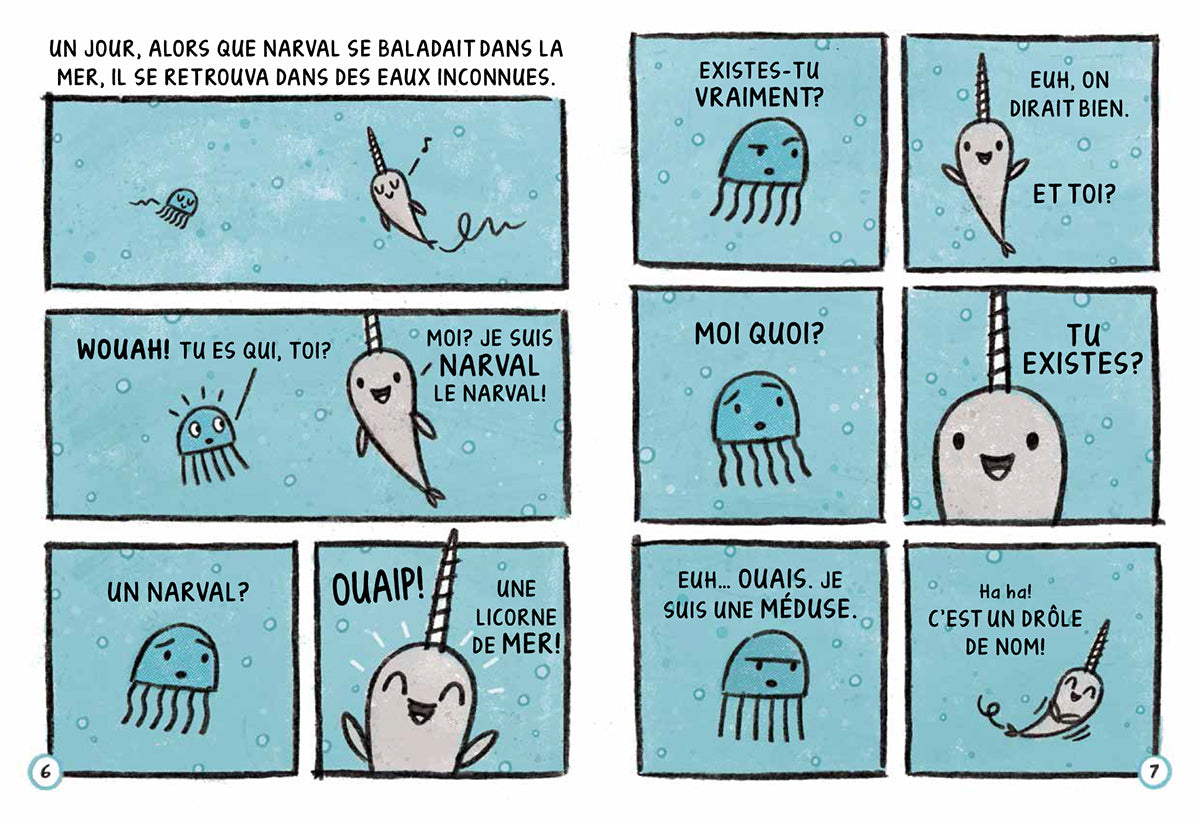 Ben Clanton: Les aventures de Narval et Gelato : N° 1 - Narval : Licorne de mer
