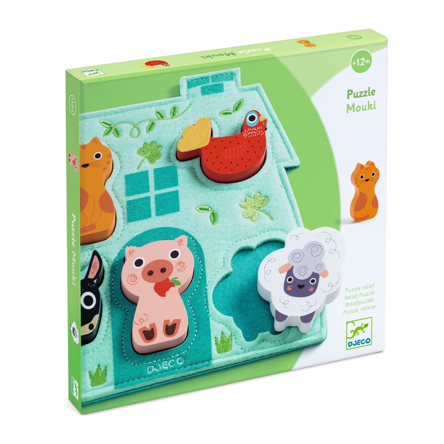 Puzzle bois / Mouki / 5 pcs
