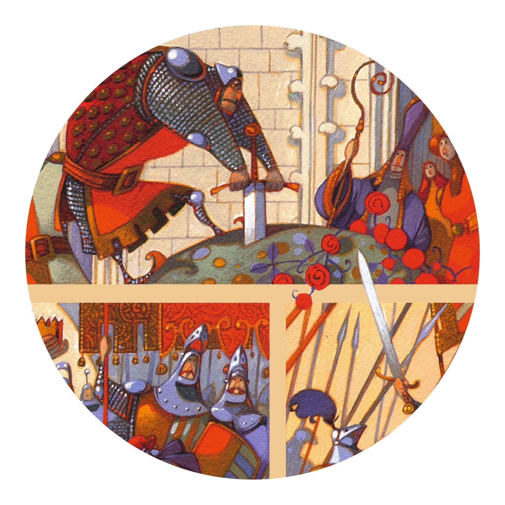 Puzzle histoire / Le Roi Arthur / 100 pièces
