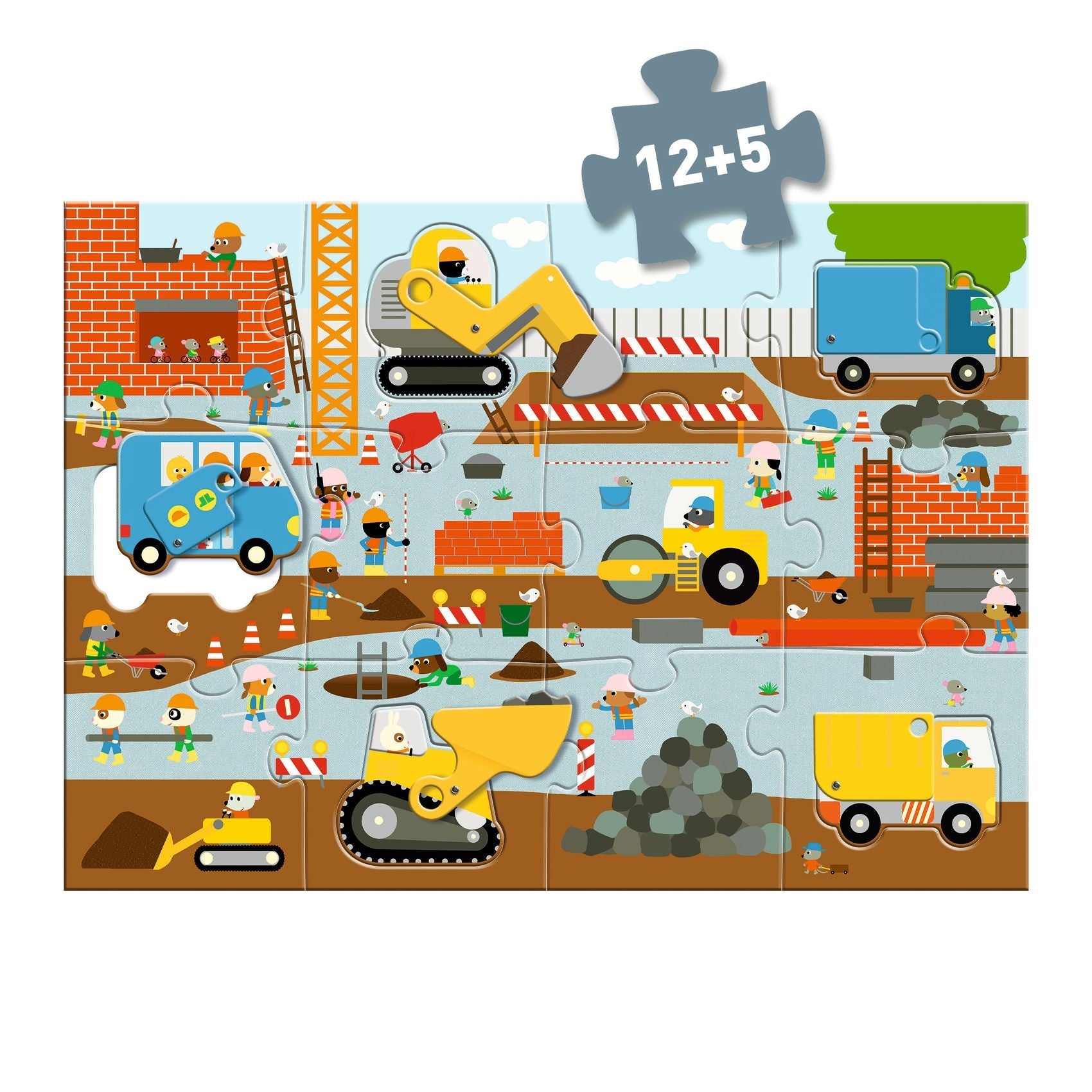Puzzle Géant "Le chantier"