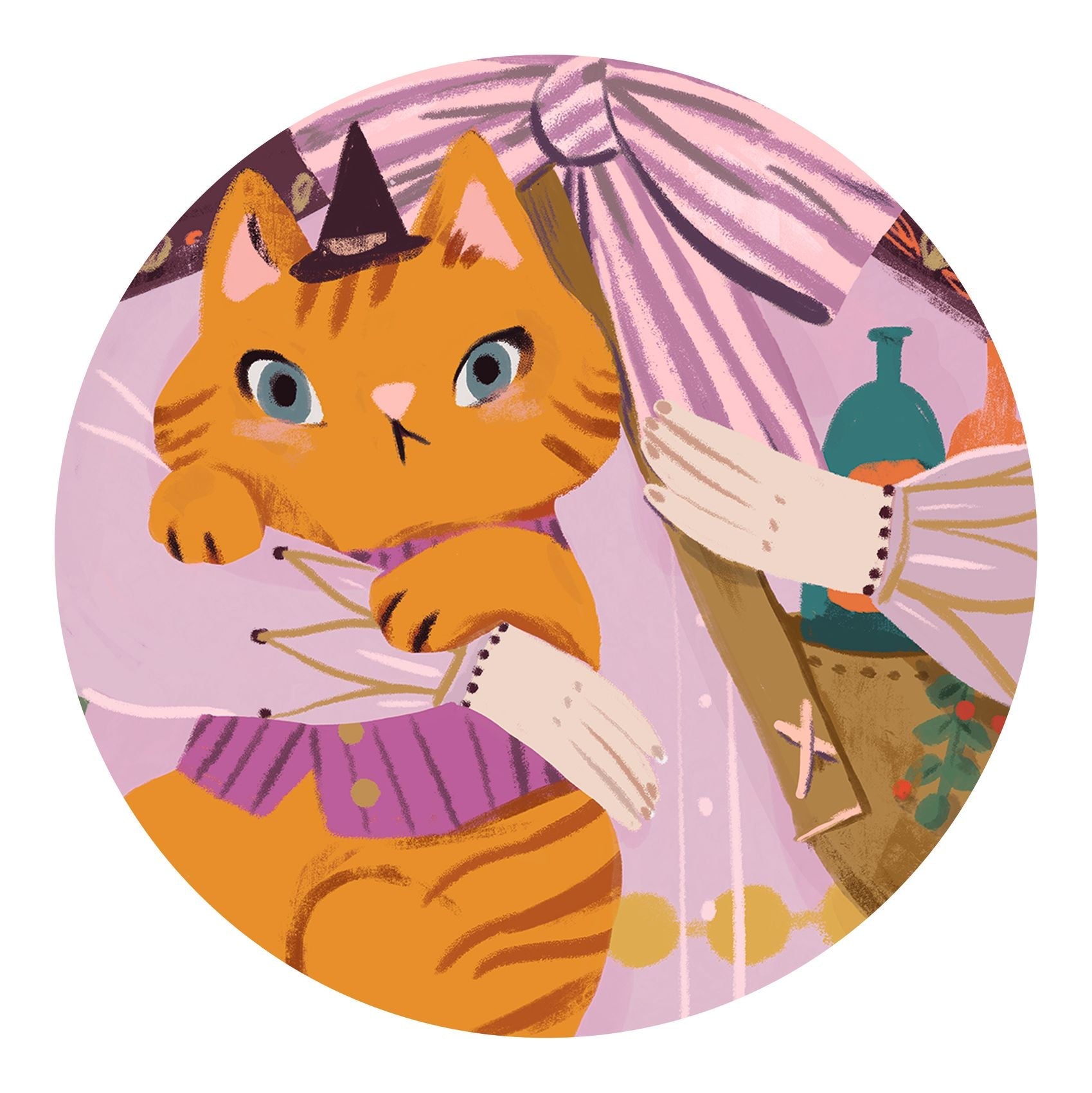 Puzzle géant "Lily la sorcière" / 36 pièces