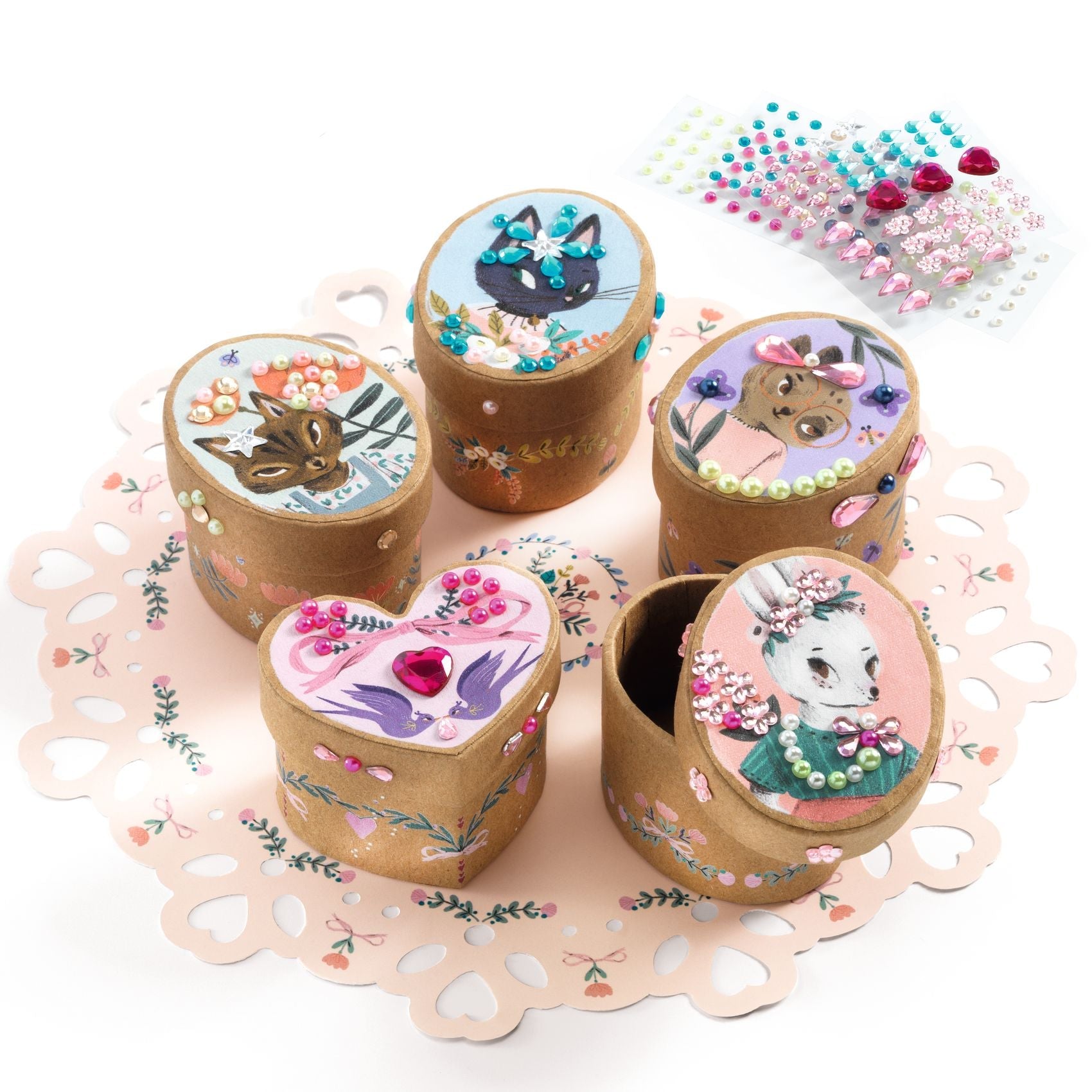 DIY / 5 mini boîtes