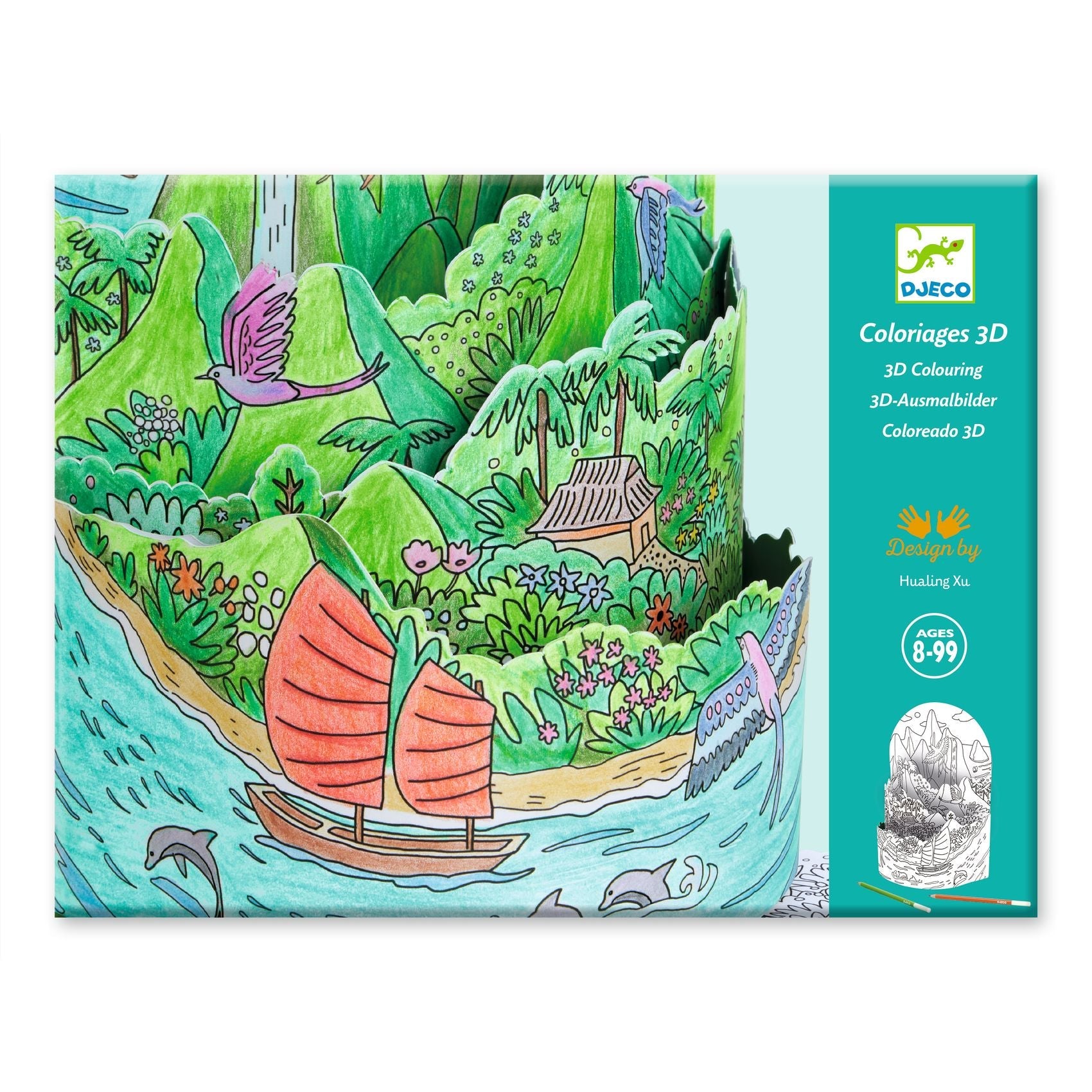 Coloriage / Au sommet...de mon île