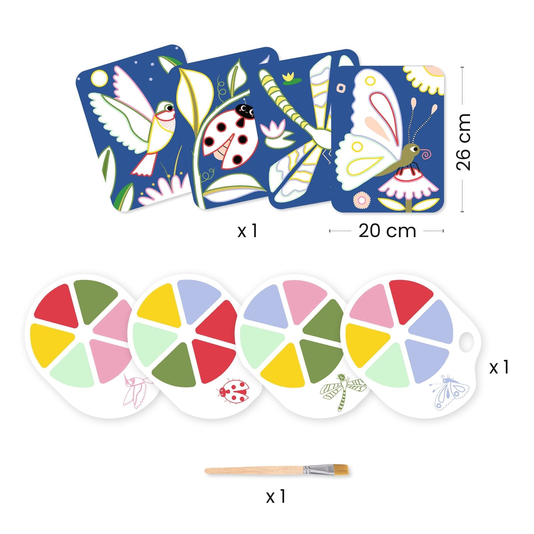 Peinture à la palette / Bestioles effrayantes