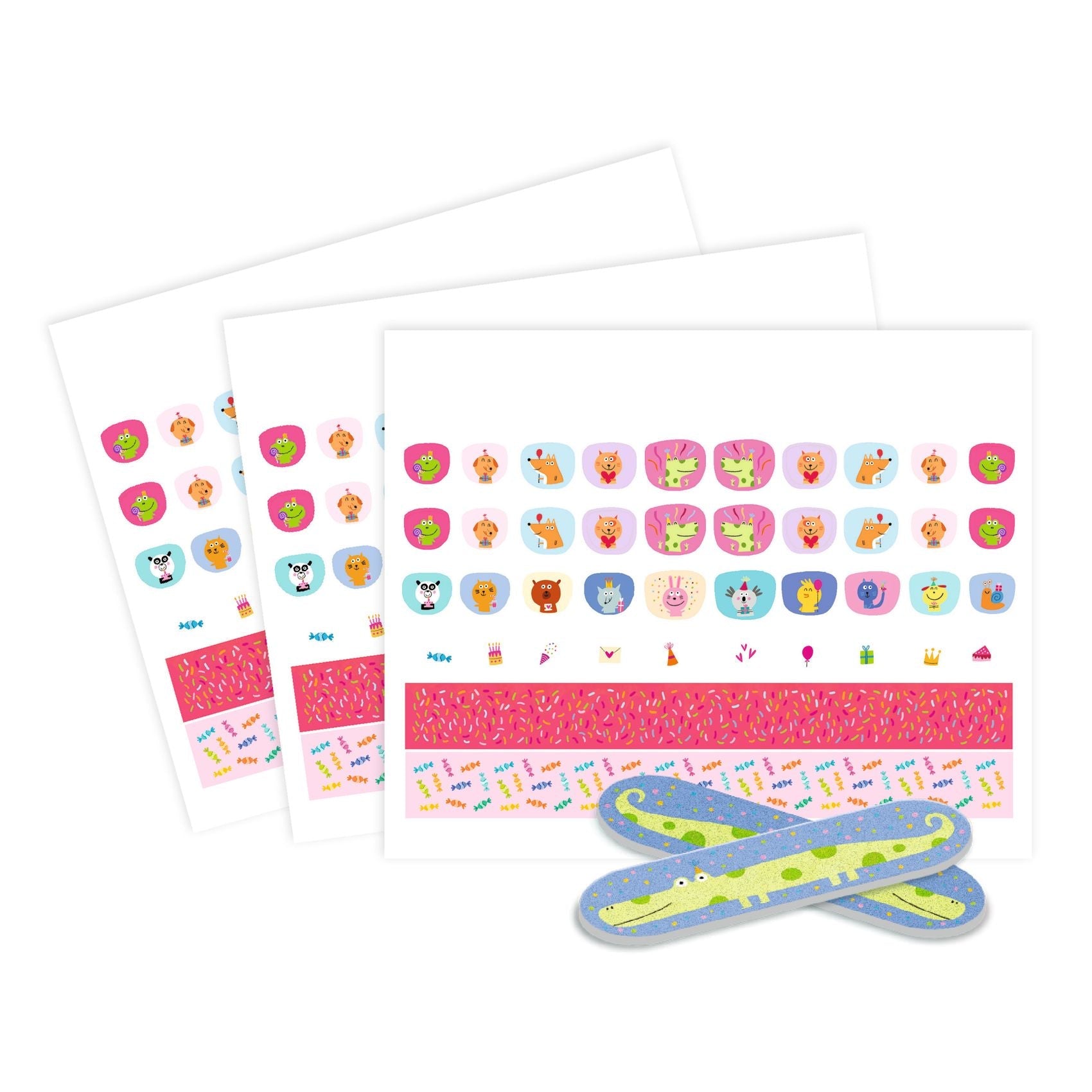 Autocollants pour ongles / Joyeux Anniversaire !