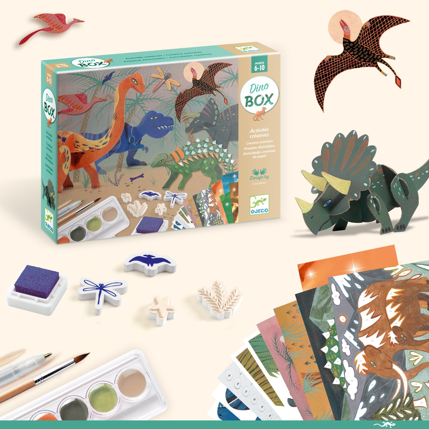 Kit multi-activités / Le monde des dinosaures