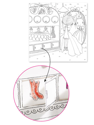 Coloriages  surprise "Portes de Pupi"