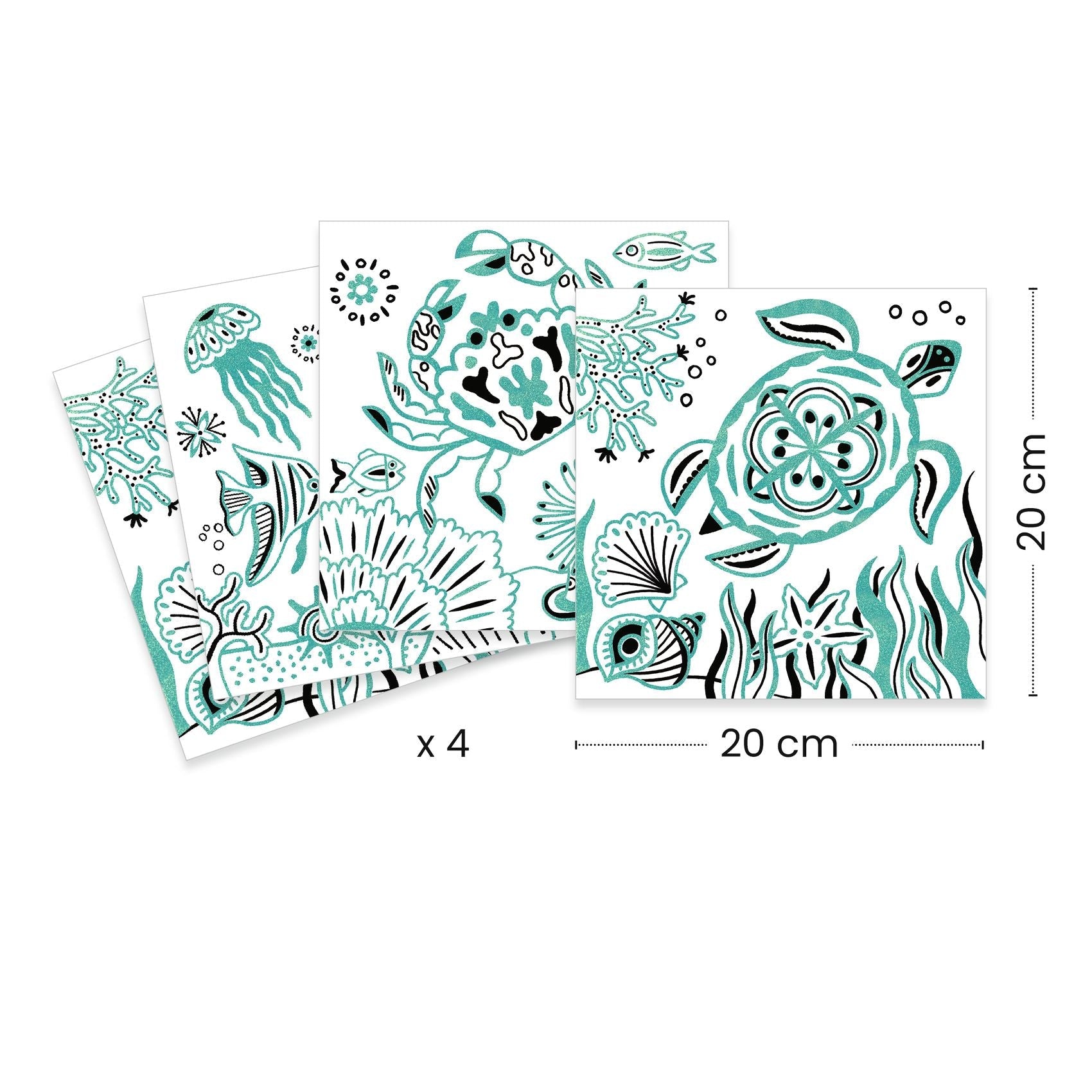 Coloriage surprise / Sous la mer