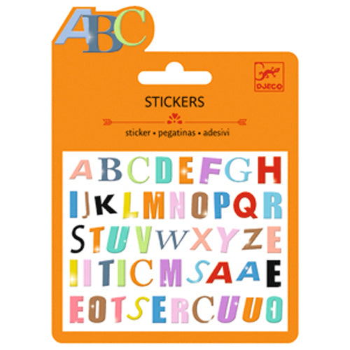 Stickers "Lettres colorées"