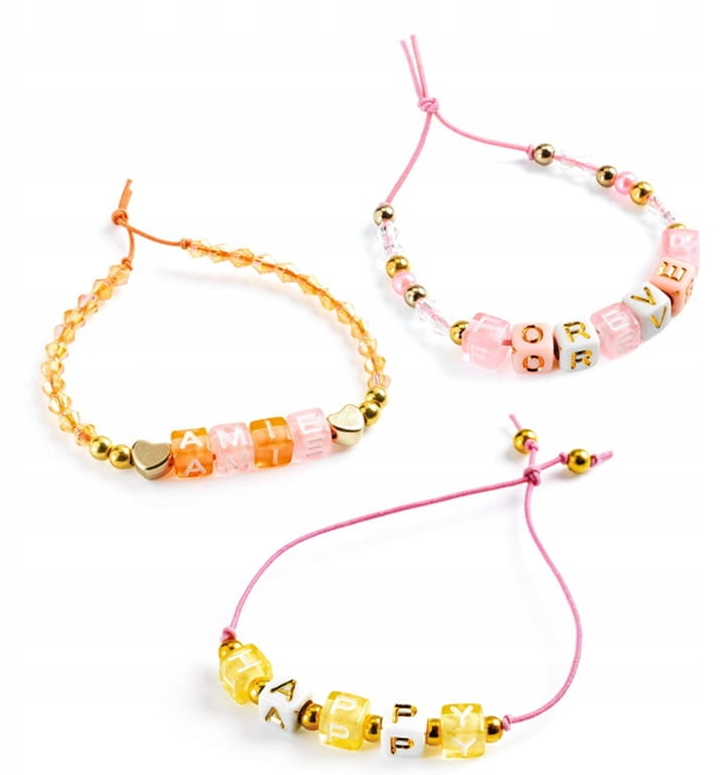 Perles alphabet / Or