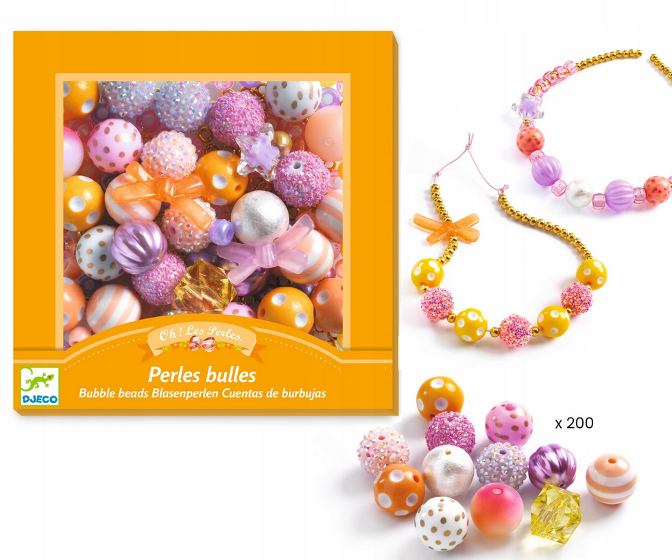 Perles bulles / Or