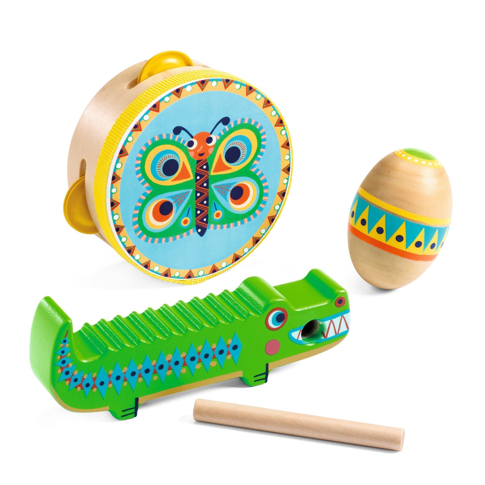 Animambo / Set de percusions: Tambourin, maracas, guiro