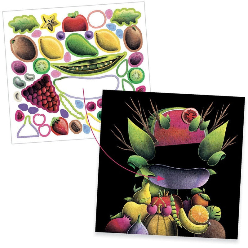 Inspiré par / Légumes de printemps (Arcimboldo)