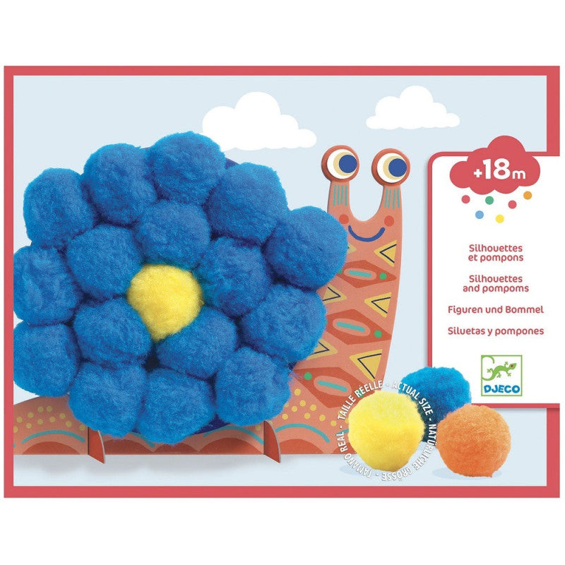 Coffret créatif / Silhouettes et pompons